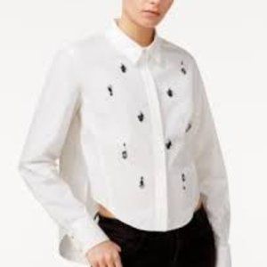 RACHEL Rachel Roy Embellished Blouse